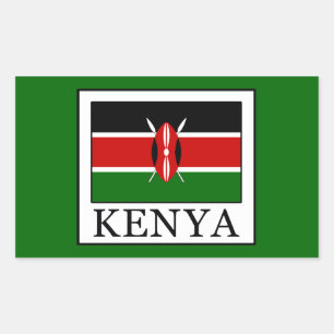 Sticker Rectangulaire Kenya