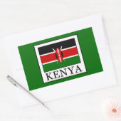 Sticker Rectangulaire Kenya (Enveloppe)