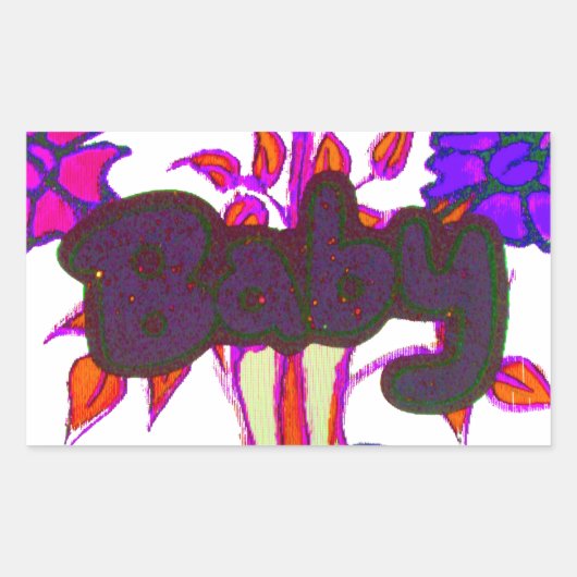 Sticker Rectangulaire Kenya Heart Art : I Love Kenya (Devant)