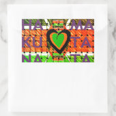 Sticker Rectangulaire Kenya : Toute l'Afrique dans un pays - Drapeau tis (Sac)