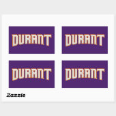 Sticker Rectangulaire Kevin Durant - Phoenix Basketball (Feuille)