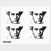 Sticker Rectangulaire Kierkegaard (Feuille)