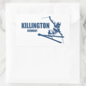 Sticker Rectangulaire Killington Vermont (Sac)