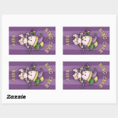 Sticker Rectangulaire King Cake Baby (Feuille)