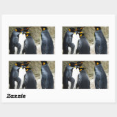 Sticker Rectangulaire King Penguin (Feuille)