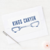 Sticker Rectangulaire Kings Canyon Climbing Quickdraw (Enveloppe)