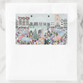 Sticker Rectangulaire Kingston Market Surrey (Sac)