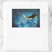 Sticker Rectangulaire Kira et Aehako (Sac)