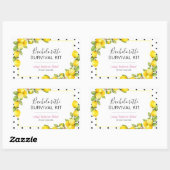 Sticker Rectangulaire Kit de survie au citron Squeeze principal (Feuille)