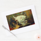 Sticker Rectangulaire Kittens Tea Party (Enveloppe)