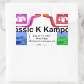 Sticker Rectangulaire Klassic K kampout VI 2013 (Sac)