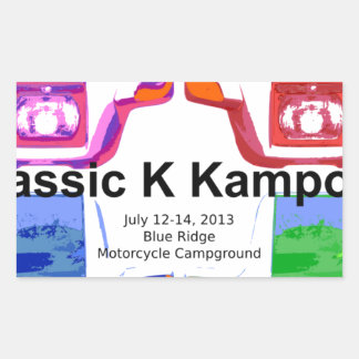 Sticker Rectangulaire Klassic K kampout VI 2013