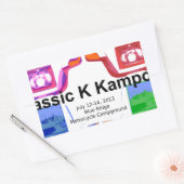 Sticker Rectangulaire Klassic K kampout VI 2013 (Enveloppe)
