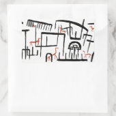 Sticker Rectangulaire Klee - Animaux dans un boîtier (Sac)