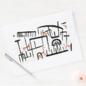 Sticker Rectangulaire Klee - Animaux dans un boîtier (Enveloppe)