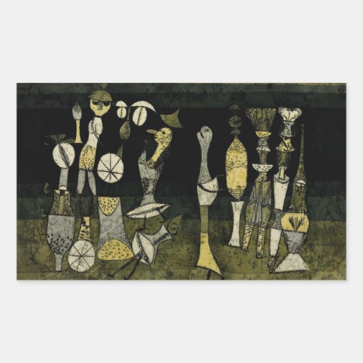 Sticker Rectangulaire Klee - Comédie (Devant)