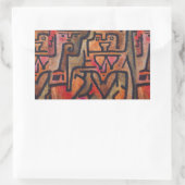 Sticker Rectangulaire Klee Expressionniste Forêt Abstraite Art Moderne (Sac)