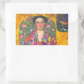Sticker Rectangulaire Klimt Portrait d'Eugenia Primavesi (Sac)