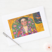 Sticker Rectangulaire Klimt Portrait d'Eugenia Primavesi (Enveloppe)
