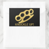 Sticker Rectangulaire Knuckle (Sac)