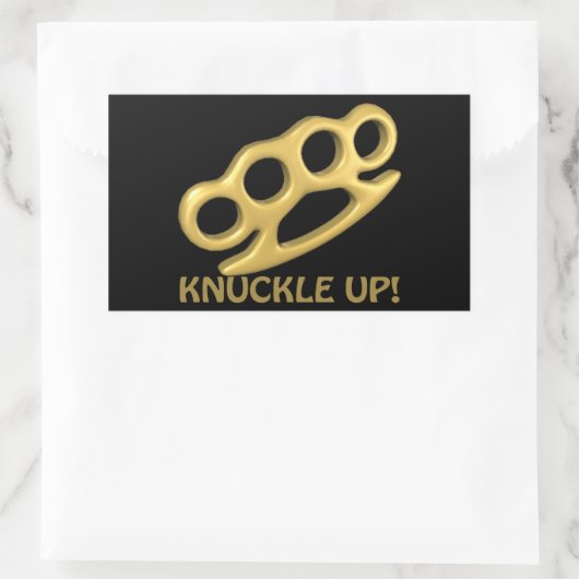 Sticker Rectangulaire Knuckle (Sac)