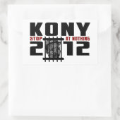 Sticker Rectangulaire Kony 2012 - Stop à Nothing (Sac)