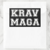 Sticker Rectangulaire Krav Maga (Sac)
