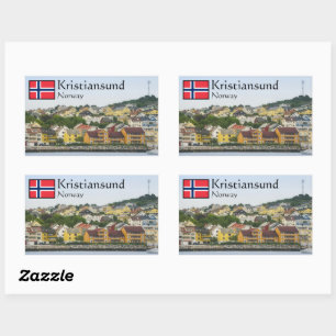 Sticker Rectangulaire Kristiansund Norvège