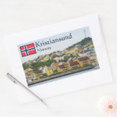 Sticker Rectangulaire Kristiansund Norvège (Enveloppe)