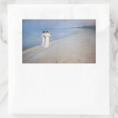 Sticker Rectangulaire Kroyer - Soirée d'été sur Skagen Beach (Sac)