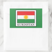 Sticker Rectangulaire Kurdistan (Sac)