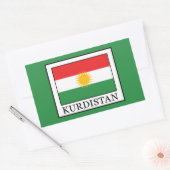 Sticker Rectangulaire Kurdistan (Enveloppe)