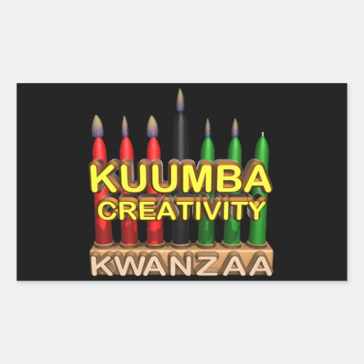Sticker Rectangulaire Kuumba (Devant)