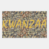 Sticker Rectangulaire Kwanzaa Holiday 31 (Devant)