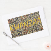 Sticker Rectangulaire Kwanzaa Holiday 31 (Enveloppe)