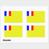 Sticker Rectangulaire L’Indochine française (Feuille)