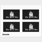 Sticker Rectangulaire La baie de Pirate (Feuille)