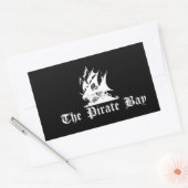 Sticker Rectangulaire La baie de Pirate (Enveloppe)