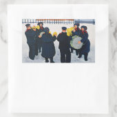 Sticker Rectangulaire La bande de l'Armée du Salut (Sac)