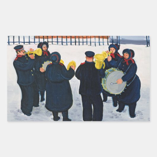 Sticker Rectangulaire La bande de l'Armée du Salut (Devant)