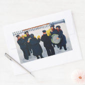 Sticker Rectangulaire La bande de l'Armée du Salut (Enveloppe)