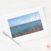 Sticker Rectangulaire La belle Herbe et Mer (Enveloppe)