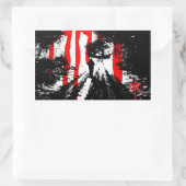 Sticker Rectangulaire La bête à l'intérieur (Sac)