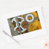 Sticker Rectangulaire La boîte (Enveloppe)