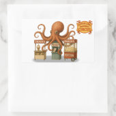 Sticker Rectangulaire La cabane de snacks du cirque d'Otto (Sac)