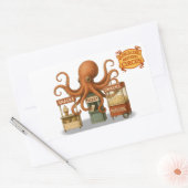 Sticker Rectangulaire La cabane de snacks du cirque d'Otto (Enveloppe)
