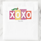 Sticker Rectangulaire La Caterpillar Très Affamée | XOXO (Sac)