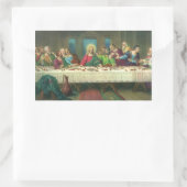 Sticker Rectangulaire La Cène à l'origine de Léonard de Vinci (Sac)