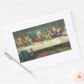 Sticker Rectangulaire La Cène à l'origine de Léonard de Vinci (Enveloppe)