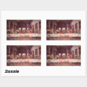 Sticker Rectangulaire La Cène de Léonard de Vinci (Feuille)
